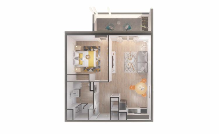 Programme neuf Appartement 2 pièces 44m² 4